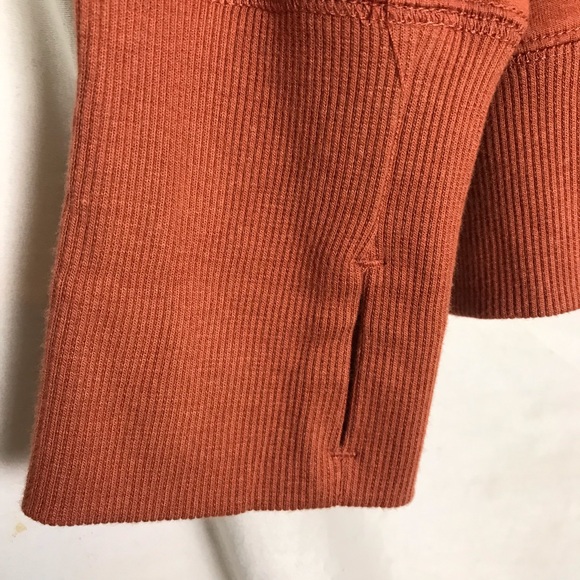 Amazon Essentials Orange Turtleneck Pullover Sweatshirt Women Sz XXL Athleisure - Picture 6 of 8